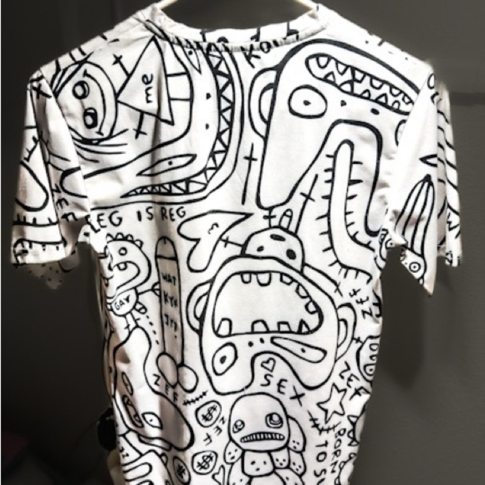 Die Antwoord ZEF Vintage Graphic Tee Like New Size S